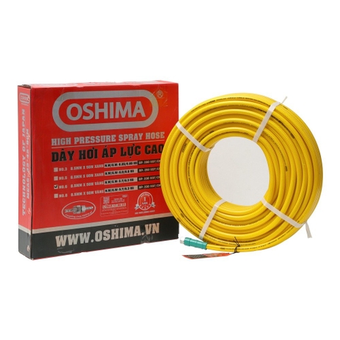 Dây phun Oshima No.6 8.5mm x 50m Vàng