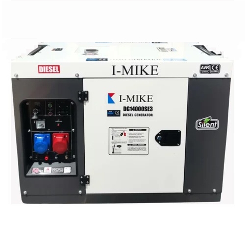 Máy Phát Điện Chạy Dầu I-Mike 9Kw DG14000SE3 Siêu Chống Ồn 3 Pha
