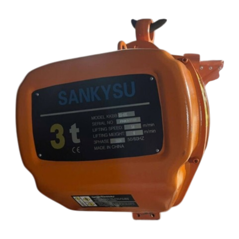 Pa lăng xích điện SANKYSU KKBB03-01 380V 3 tấn cố định