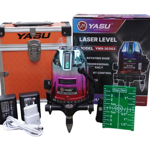 MÁY CÂN BẰNG LASER YASU YMS-303G2 5 TIA XANH