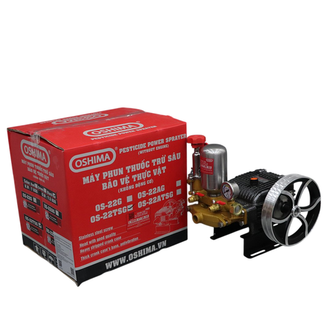 Đầu phun áp lực chất lỏng Oshima OS22TSG 1.0HP Đen (hoạt động bằng sức kéo động cơ) (pittông sứ)