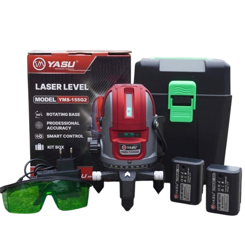 MÁY CÂN MỰC LASER YAMASU YMS-155G2 5 TIA XANH SIÊU SÁNG
