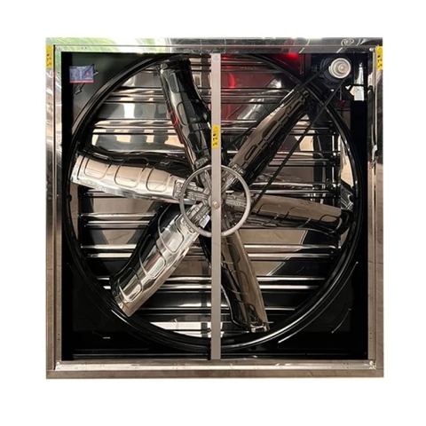 Quạt Thông Gió Vuông Omysu Inox 430 BMF-1220 1220×1220 220V