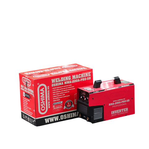 Máy hàn điện tử OSHIMA MMA-200A-PRO-5B 8.5KVA Đỏ