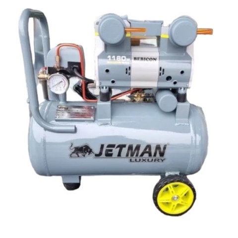 Máy Nén Khí Không Dầu Jetman 24L 1.5Hp NKF-1180T24 Lên Hơi Nhanh