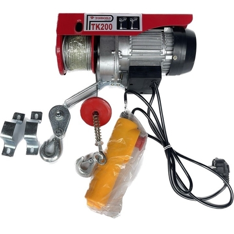 Máy tời TOBOKI TK200/25 550W 100/200KG 13/25m