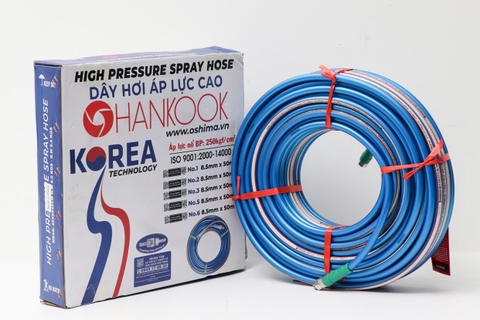 Dây phun Hankook No.1 8.5mm x 50m Xanh dương