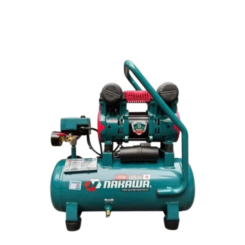 Máy Nén Khí Không Dầu Tốc Nhanh Siêu Êm 1200W 15L Nakawa NK-BH1615E