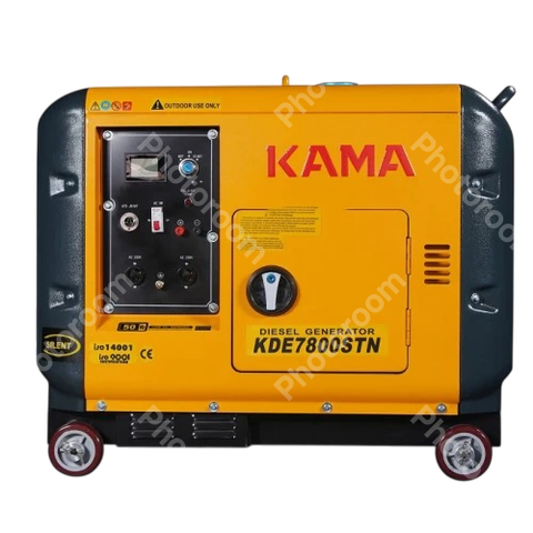 Máy Phát Điện Chạy Dầu 5.6Kw Kama KDE7800STN Siêu Cách Âm