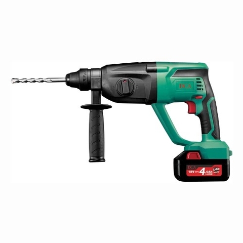 Máy Khoan Bê Tông Dùng Pin DCA ADZC02-24 (TYPE EK) BLDC - Thân Máy, 2 Pin 20V 4ah, Sạc, Hộp Nhựa
