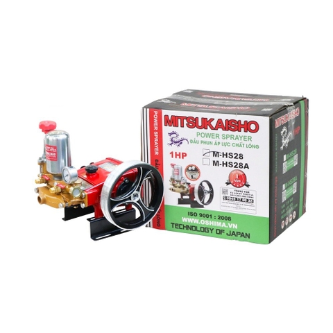 Đầu phun áp lực chất lỏng Mitsukaisho M-HS28 1.0HP Đỏ