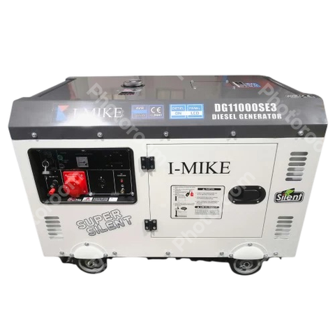 Máy Phát Điện Chạy Dầu I-Mike 10Kva DG11000SE3 Siêu Chống Ồn 3 Pha