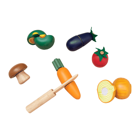 Bộ cắt thái rau củ bằng gỗ cao cấp - Vegetables Set