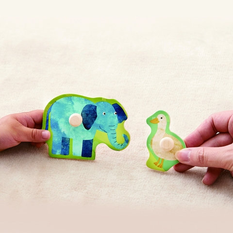 Cho thuê Bảng ghép con thú bằng gỗ