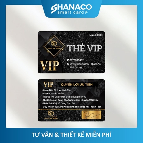 Thẻ Thành Viên Nhựa PVC