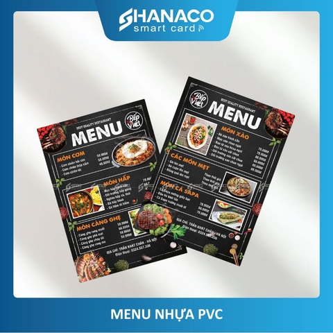 Menu Nhà Hàng Quán Ăn