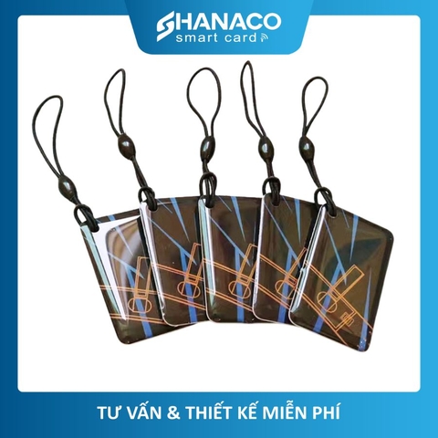 Thẻ Móc Khóa Phủ Keo