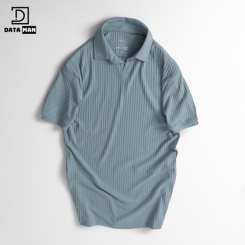 Áo cotton POLO nam DATAMAN, cổ chữ V trẻ trung, chất liệu cotton đũa co giãn 4 chiều, thoáng mát - ATPL22-01
