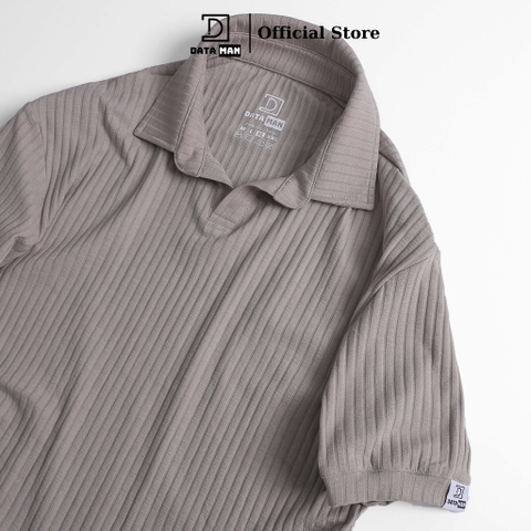 Áo cotton POLO nam DATAMAN, cổ chữ V trẻ trung, chất liệu cotton đũa co giãn 4 chiều, thoáng mát - ATPL22-01