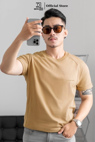 Áo thun nam cổ tròn DATAMAN vải cotton 100% với nhiều màu mới trẻ trung, thanh lịch -TCT2311