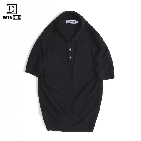 Áo POLO nam DATAMAN dệt kim, họa tiết MONOGRAM trẻ trung, chất liệu Mongtoghi mềm, nhẹ - POLODT22-02