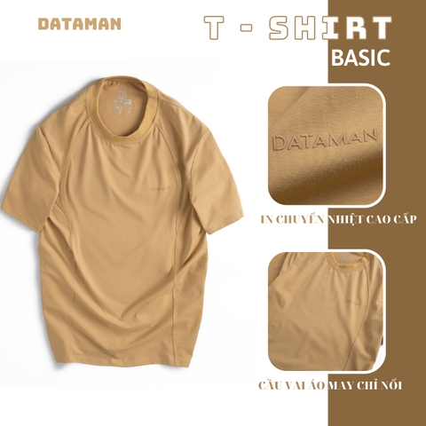 Áo thun nam cổ tròn DATAMAN vải cotton 100% với nhiều màu mới trẻ trung, thanh lịch -TCT2311