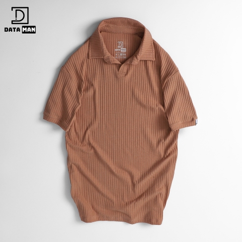 Áo cotton POLO nam DATAMAN, cổ chữ V trẻ trung, chất liệu cotton đũa co giãn 4 chiều, thoáng mát - ATPL22-01