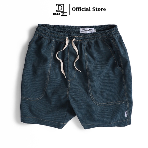 Quần Short Đùi Nhung Tăm Nam Nữ DATAMAN form unisex, chất liệu mát mẻ, may chỉ nổi trẻ trung - QS22-01