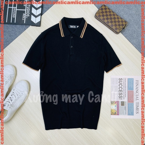 Áo POLO nam DATAMAN dệt kim, họa tiết MONOGRAM trẻ trung, chất liệu Mongtoghi mềm, nhẹ - POLODT22-02