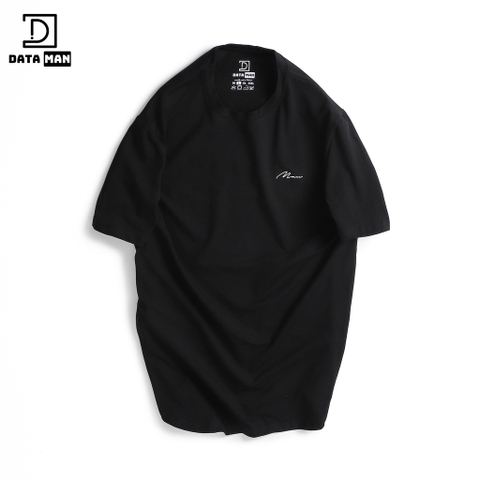 Áo thun nam cổ tròn Basic DATAMAN 100% cotton co giãn 4 chiều, thoáng mát, form regular fit - TCT22-02