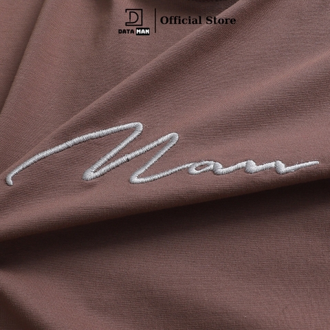 Áo thun TANKTOP nam DATAMAN, ngực thêu chữ Man, cổ tròn, form oversize, chất cotton co giãn 4 chiều- TANKTOPDT22-01
