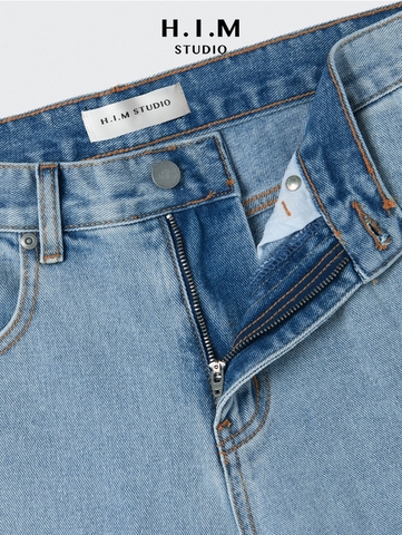 Quần Jean Xuông Ống Rộng - BASIC Wide-Leg Jeans - H.I.M STUDIO