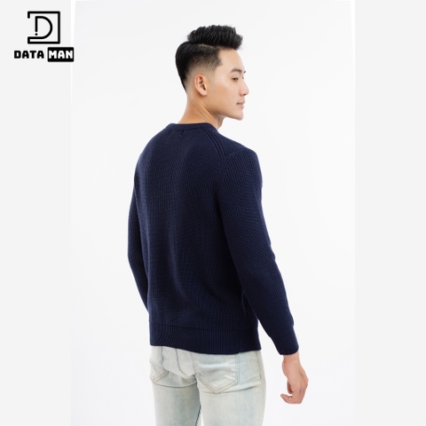 Áo len nam cổ tròn DATAMAN kiểu dáng basic, chất len dày dặn, mềm mại - DT50