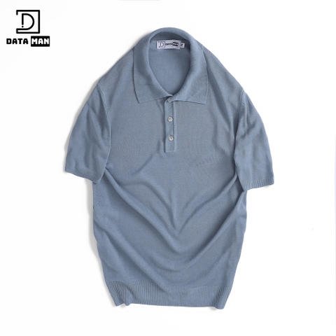 Áo POLO nam DATAMAN dệt kim, họa tiết MONOGRAM trẻ trung, chất liệu Mongtoghi mềm, nhẹ - POLODT22-02