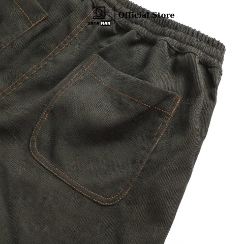 Quần Short Đùi Nhung Tăm Nam Nữ DATAMAN form unisex, chất liệu mát mẻ, may chỉ nổi trẻ trung - QS22-01