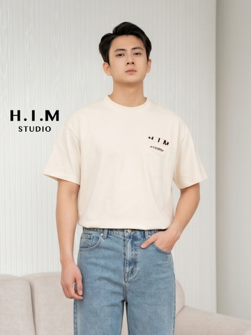Áo thun rách Cracked TEE shirt H.I.M STUDIO - ACH2413