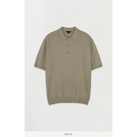 Áo POLO nam DATAMAN dệt kim, họa tiết MONOGRAM trẻ trung, chất liệu Mongtoghi mềm, nhẹ - POLODT22-02