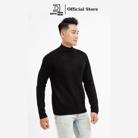 Áo len cổ lửng nam DATAMAN, chất liệu mohair mềm mịn, siêu nhẹ - DT34