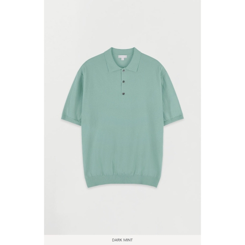 Áo POLO nam DATAMAN dệt kim, họa tiết MONOGRAM trẻ trung, chất liệu Mongtoghi mềm, nhẹ - POLODT22-02