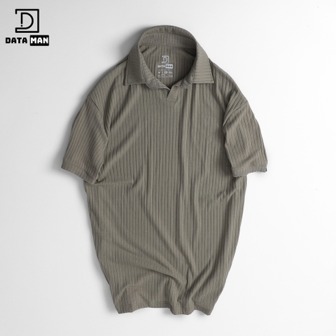 Áo cotton POLO nam DATAMAN, cổ chữ V trẻ trung, chất liệu cotton đũa co giãn 4 chiều, thoáng mát - ATPL22-01