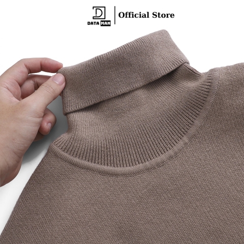 Áo Len Cổ Lọ Nam DATAMAN basic, chất len mềm mại - ALCL02