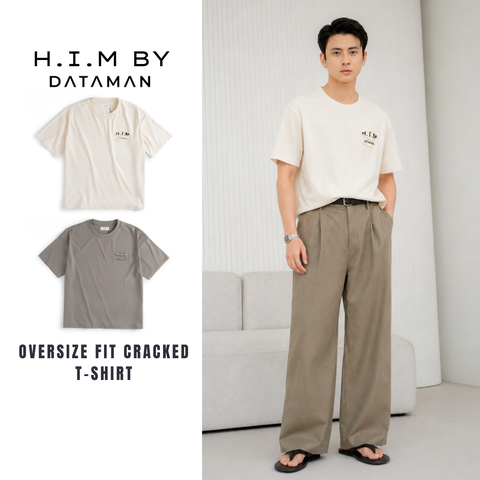 Áo thun rách Cracked TEE shirt H.I.M STUDIO - ACH2413