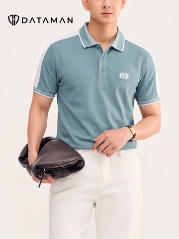 Áo Polo Nam DATAMAN cổ bẻ thêu LOGO nổi, vải cá sấu CVC cao cấp, nam tính, trẻ trung, thanh lịch - PLV2304