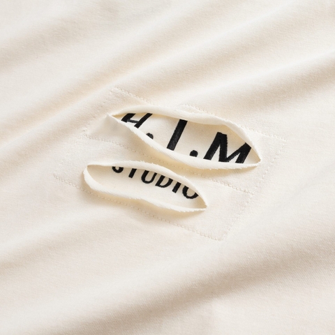 Áo thun rách Cracked TEE shirt H.I.M STUDIO - ACH2413