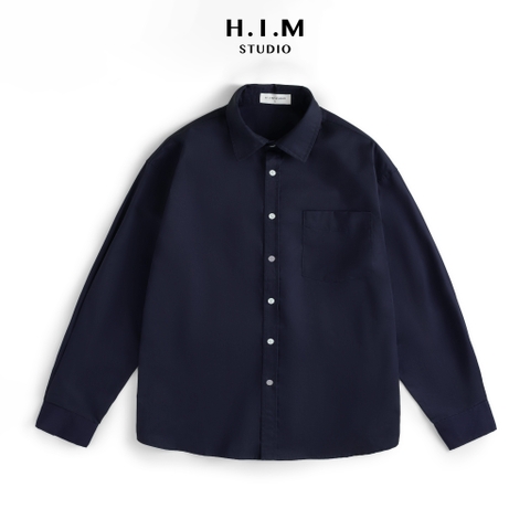 Áo Sơ Mi - Relaxed fit KAKI DRAFT SHIRT - H.I.M STUDIO