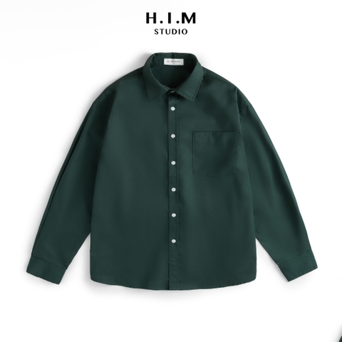 Áo Sơ Mi - Relaxed fit KAKI DRAFT SHIRT - H.I.M STUDIO