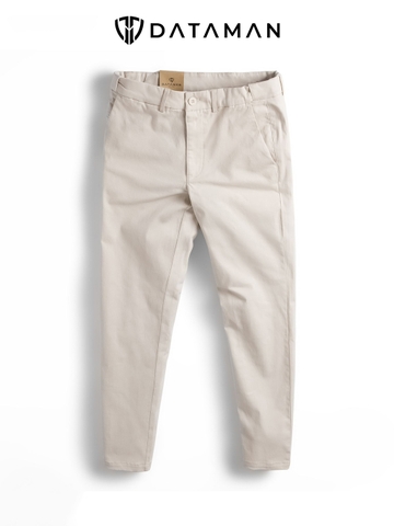 Quần KAKI nam DATAMAN, form slim basic, cạp tender co giãn - QKD2404