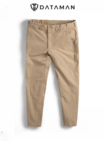 Quần KAKI nam DATAMAN, form slim basic, cạp tender co giãn - QKD2404