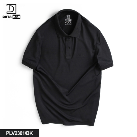 Áo Polo Nam DATAMAN basic tay ngắn vải cotton trơn chất thoáng khí thoải mái - PLV2301