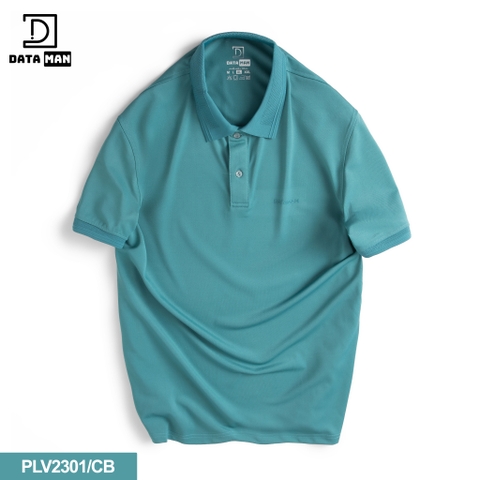 Áo Polo Nam DATAMAN basic tay ngắn vải cotton trơn chất thoáng khí thoải mái - PLV2301